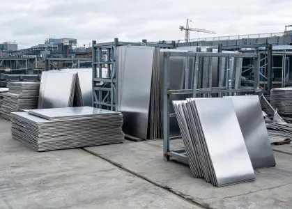 Architectural stainless facade