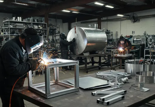 Industrial fabrication stainless