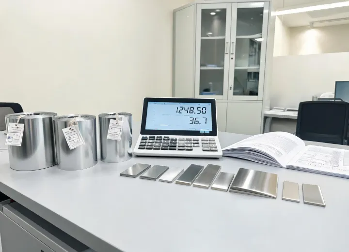 Stainless steel stock list and material data center